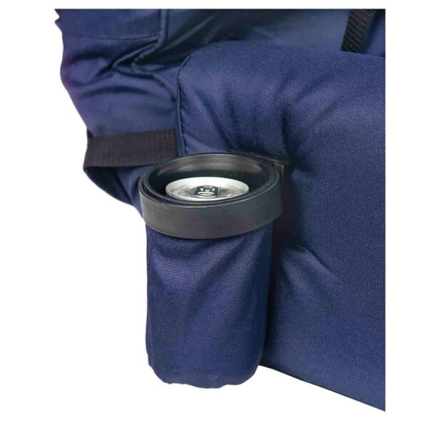 High-Back Portable Seat with Armrests & Pockets, UV-Resistant, Water-Repellent Fabric - Image 4