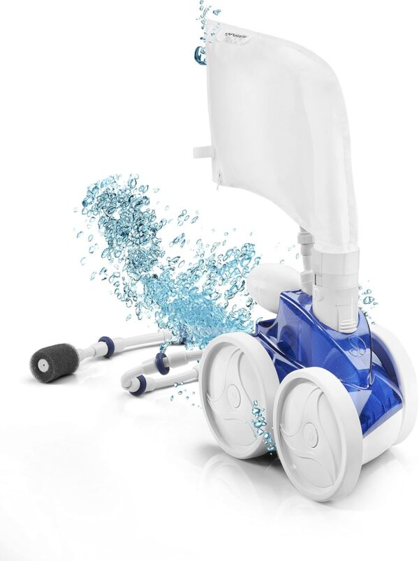 Vac-Sweep 380 Pressure Inground Pool Cleaner, Triple Jet Powered, 31ft of Hose with a Single Chamber Debris Bag - Image 2