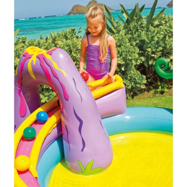 Dinoland Kiddie Inflatable Pool & Inflatable Ocean Backyard Kiddie Pool - Image 6
