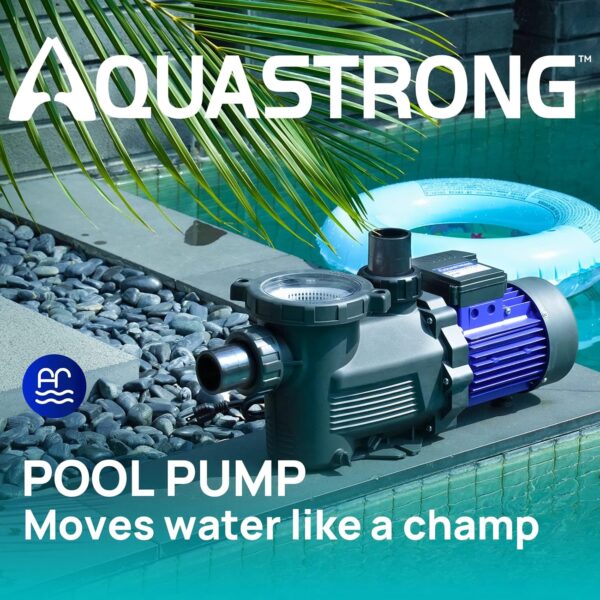 In/Above Ground Pool Pump, High Flow (with Timer, 2HP, 8917 GPH, 220V) - Image 18