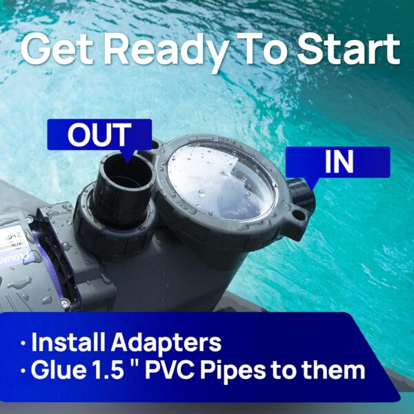 In/Above Ground Pool Pump, High Flow (with Timer, 2HP, 8917 GPH, 220V) - Image 24