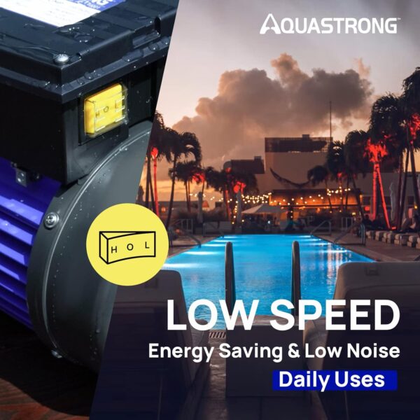 In/Above Ground Pool Pump, High Flow (with Timer, 2HP, 8917 GPH, 220V) - Image 8