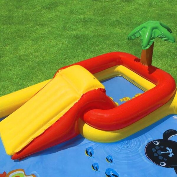 Dinoland Kiddie Inflatable Pool & Inflatable Ocean Backyard Kiddie Pool - Image 11