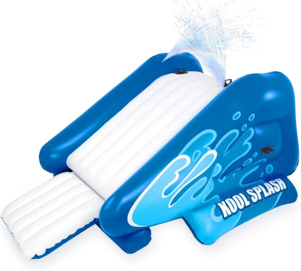 Intex Kool Splash Inflatable Water Slide Swimming Pool Play Center with Built in Sprayers for Kids and Adults, Ages 6 and Up, Blue - Image 2