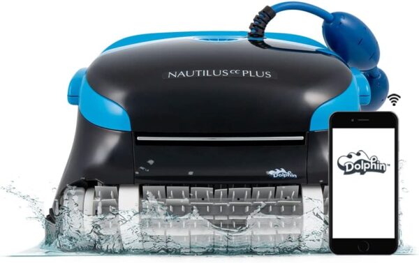 Dolphin Nautilus CC Plus Wi-Fi Automatic Robotic Pool Vacuum Cleaner, Always Cleaning, Never Charging, with Wall Climbing Scrubber Brush, Ideal for In-Ground Pools up to 50 FT in Length - Image 10