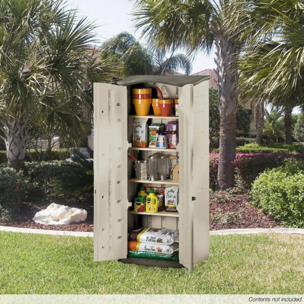 Rubbermaid Vertical Resin Weather Resistant Outdoor Storage Shed - Image 13