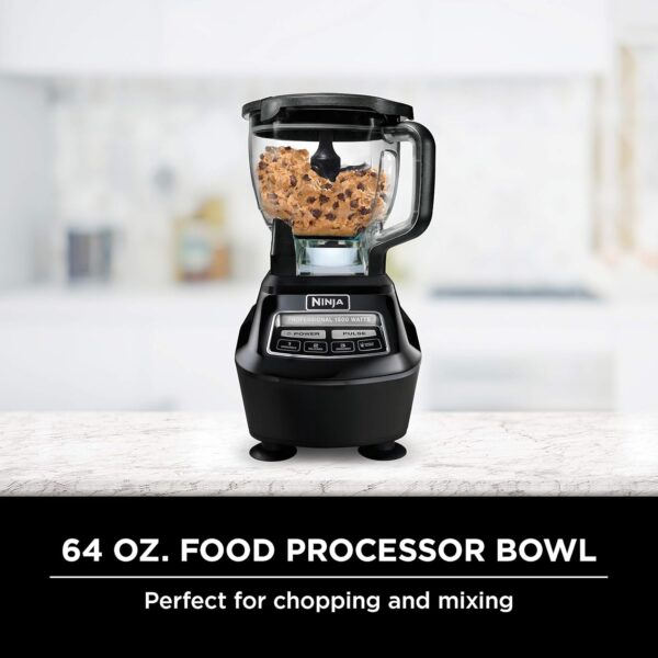 BL770 Mega Kitchen System, 1500W Blender & Processor, 72oz Pitcher, 64oz Bowl, 16oz To-Go Cups, Black - Image 3