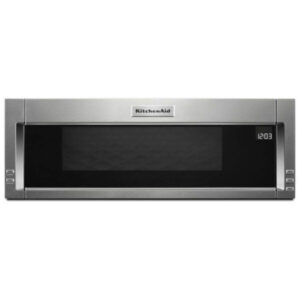 30-Inch Low Profile Microwave Hood, 1000W, Stainless Steel, Dual LED, 4-Speed Ventilation
