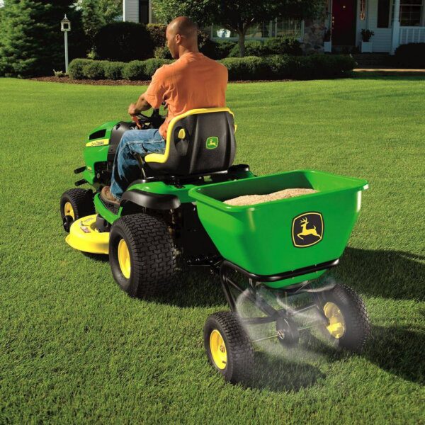 175 lb Tow-Behind Broadcast Spreader, Rustproof Poly Hopper, Universal Fit - Image 6