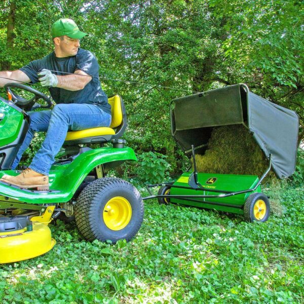 42′′ Tow-Behind Lawn Sweeper, 24 cu. ft. Capacity, Adjustable Brushes - Image 6