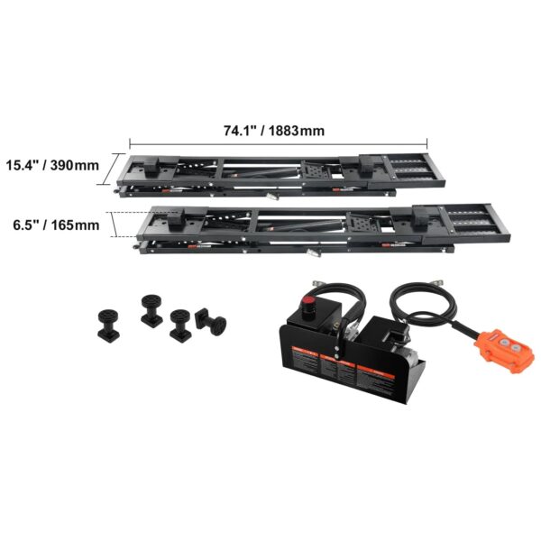 Portable Car Lift 5000 LBS Automatic Car Lift System Jack for Home Garage - Image 9