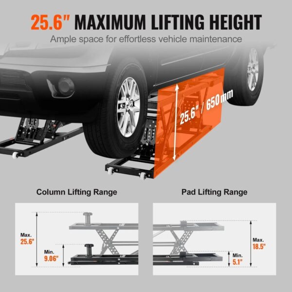 Portable Car Lift 5000 LBS Automatic Car Lift System Jack for Home Garage - Image 4