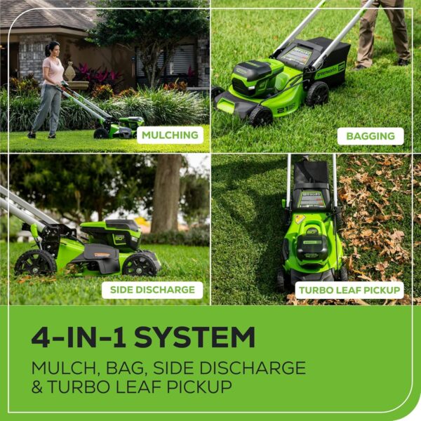 60V 21” Cordless (Self-Propelled) Lawn Mower , 2 x 4.0Ah Batteries and Dual Port Rapid Charger - Image 10
