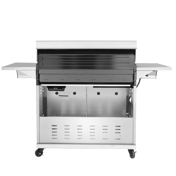 Gourmet GA6402S Stainless Steel Gas Grill, Premier 6-Burner Propane Grill with Sear Burner and Side Burner, 74,000 BTU, Cabinet Style, Outdoor BBQ Party Grill, Silver - Image 4