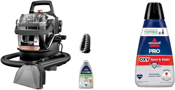 Green HydroSteam Multi-Purpose Portable Carpet and Upholstery Cleaner, Car and Auto Detailer, 3618, Black and Copper Harbor - Image 8