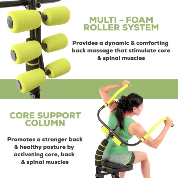 Doer 360 Fitness System with 6 Pack Back Roller Provides an Abdominal and Total Body Workout with Aerobics to Burn Calories and Work Muscles Simultaneously. - Image 3