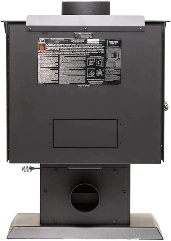 Hearth AW1120E-P 1200 Sq. Ft. Pedestal Wood Stove - Image 4