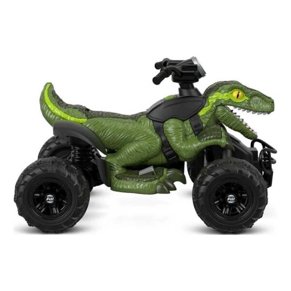 Power Wheels Jurassic World Dino Racer Ride-On ATV, Green Dinosaur Toy - Image 6