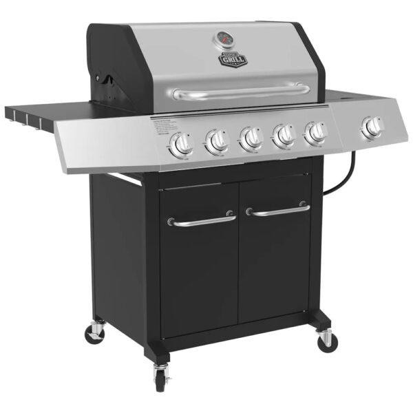 Expert Grill 5-Burner Propane Gas Grill with Side Burner - Image 2