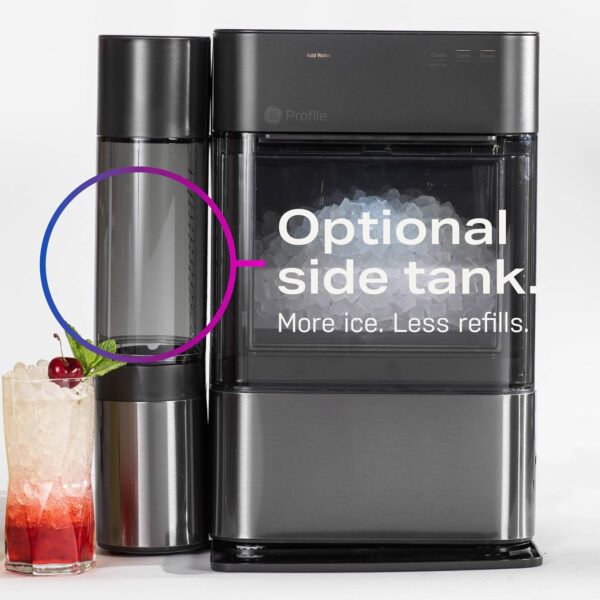 GE Profile Opal 2.0 with 0.75 Gallon Tank, Chewable Crunchable Countertop Nugget Ice Maker, Scoop included, 38 lbs in 24 hours, Pellet Ice Machine with WiFi & Smart Connected, Stainless Steel - Image 11