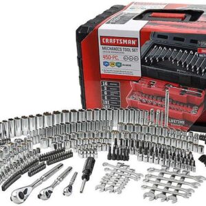 Craftsman 450-Piece Mechanics Tool Set, Ratchet Socket Hand Wrench Toolset