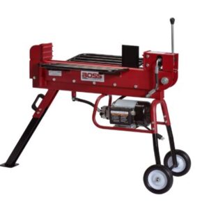Industrial ED10T20 10-Ton Electric Log Splitter with Dual-Action Wedge & 2.5 HP Motor